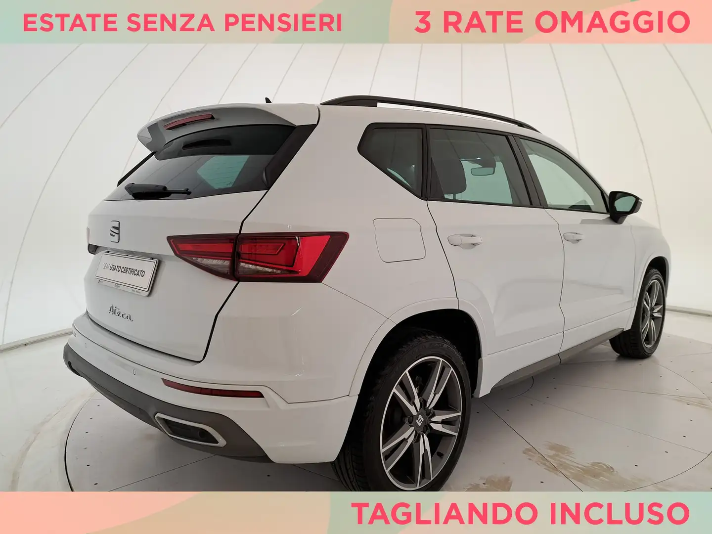 SEAT Ateca 1.5 ecotsi fr 150cv dsg Weiß - 2