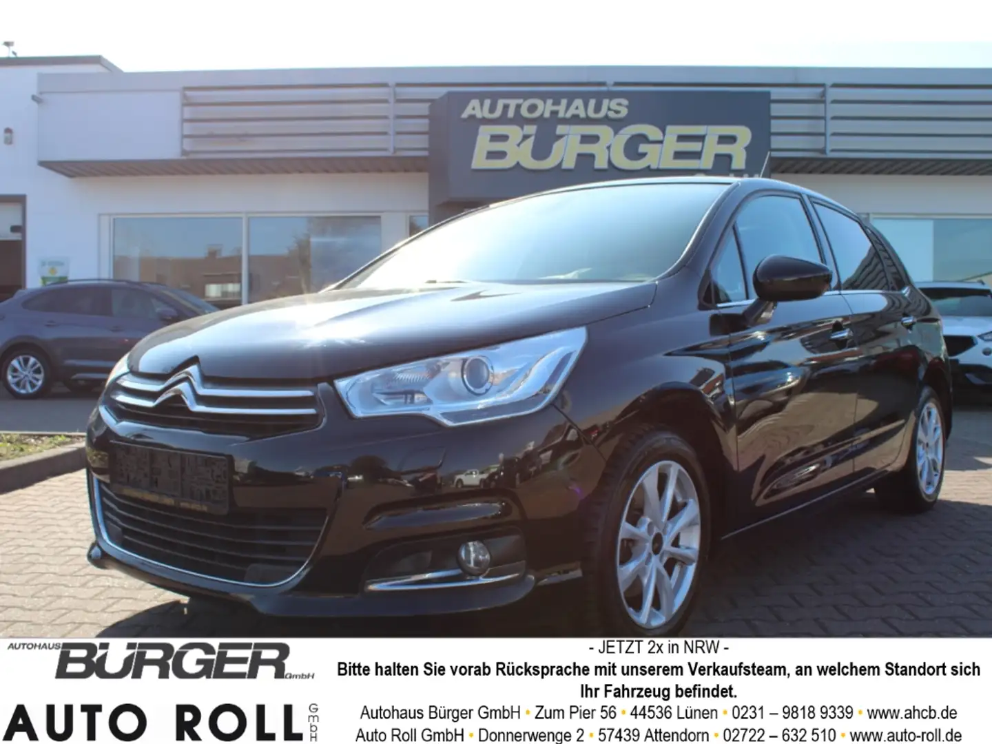 Citroen C4 Shine 2.0 BlueHDi Panorama Navi Massagesitze Bi-Xe Schwarz - 1