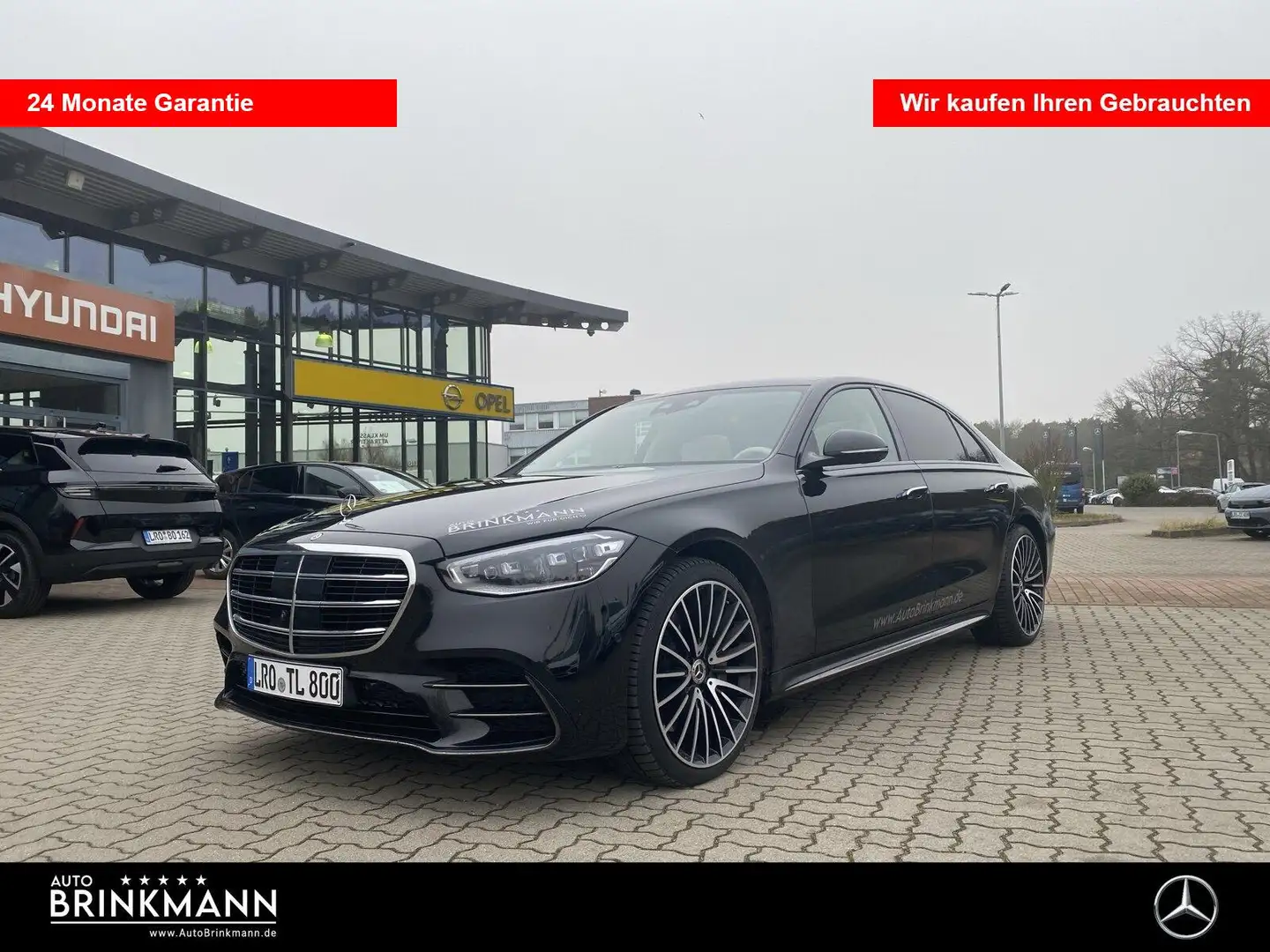 Mercedes-Benz S 450 S 450d 4M LANG AMG/Pano/DigitalLight/Burmester SHZ Schwarz - 1