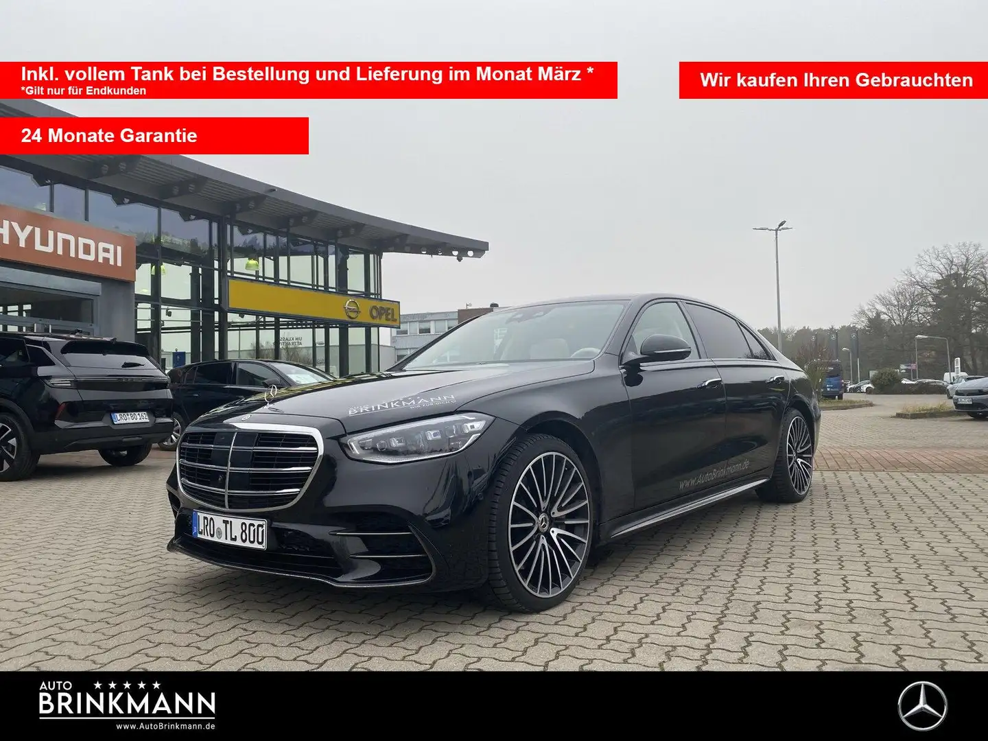 Mercedes-Benz S 450 S 450d 4M LANG AMG/Pano/DigitalLight/Burmester SHZ Negro - 1