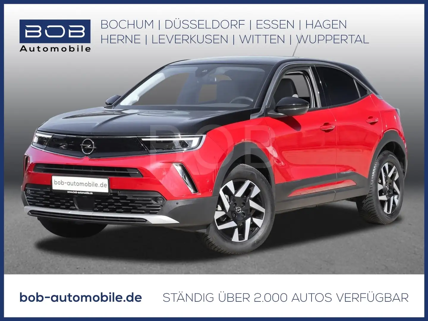 Opel Mokka 1.2 Turbo Elegance NAVI KLIMA PDC RFK BT Rouge - 1