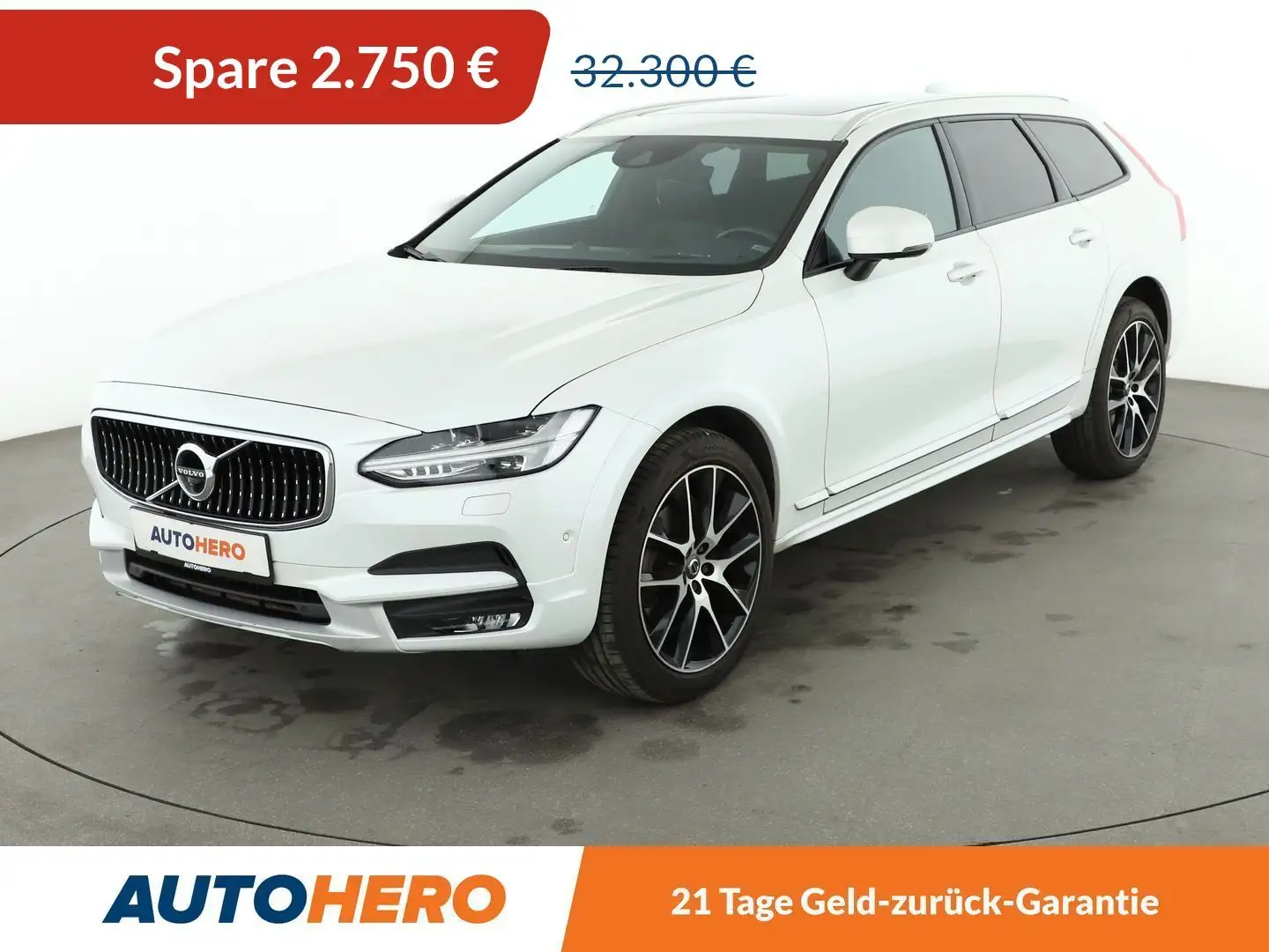 Volvo V90 Cross Country 2.0 T6 Pro AWD Aut.*NAVI*HUD*LED*360°* Weiß - 1