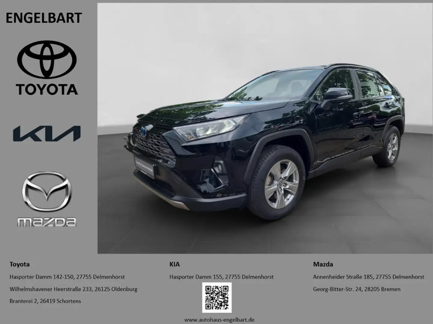 Toyota RAV 4 Hybrid 4x2 Comfort 2.5 VVT-i LED Rückfahrkamera Te Zwart - 1