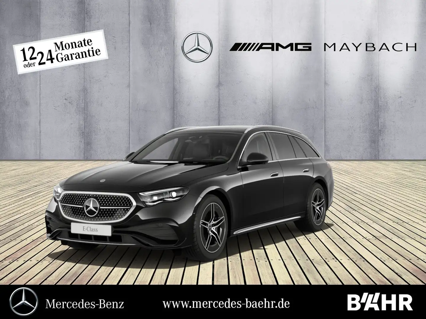 Mercedes-Benz E 220 E 220 d T AMG/AHK/360°/Digital-Light/Superscreen Schwarz - 1