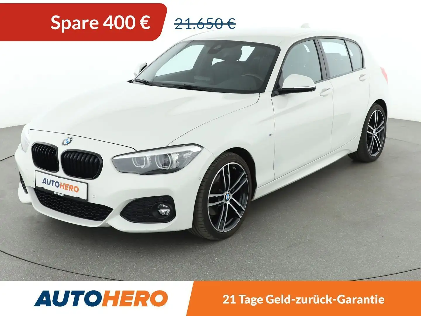 BMW 120 120i Edition M Sport Shadow Aut.*NAVI*LED*TEMPO* Blanc - 1