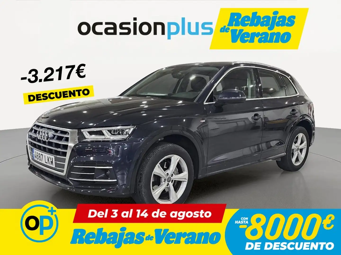 Audi Q5 40 TDI S line quattro-ultra S tronic 140kW Azul - 1