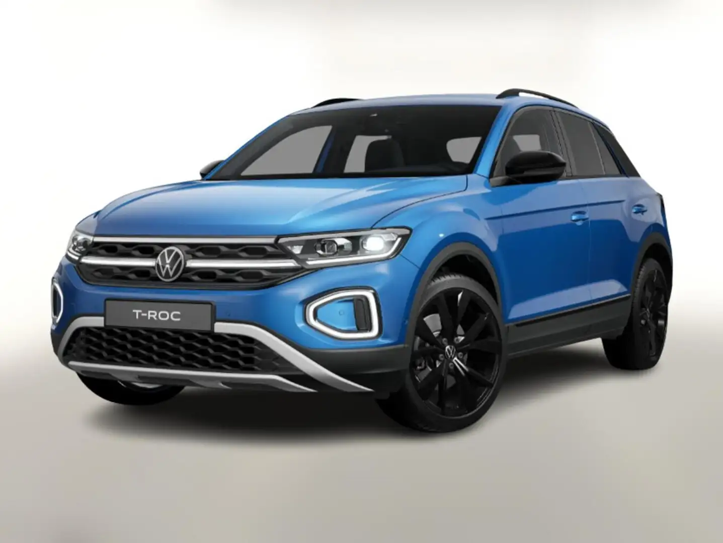 Volkswagen T-Roc Style 1.5 TSI DSG BlackP Matrix Nav IQ 19Z 110 ... Blau - 1