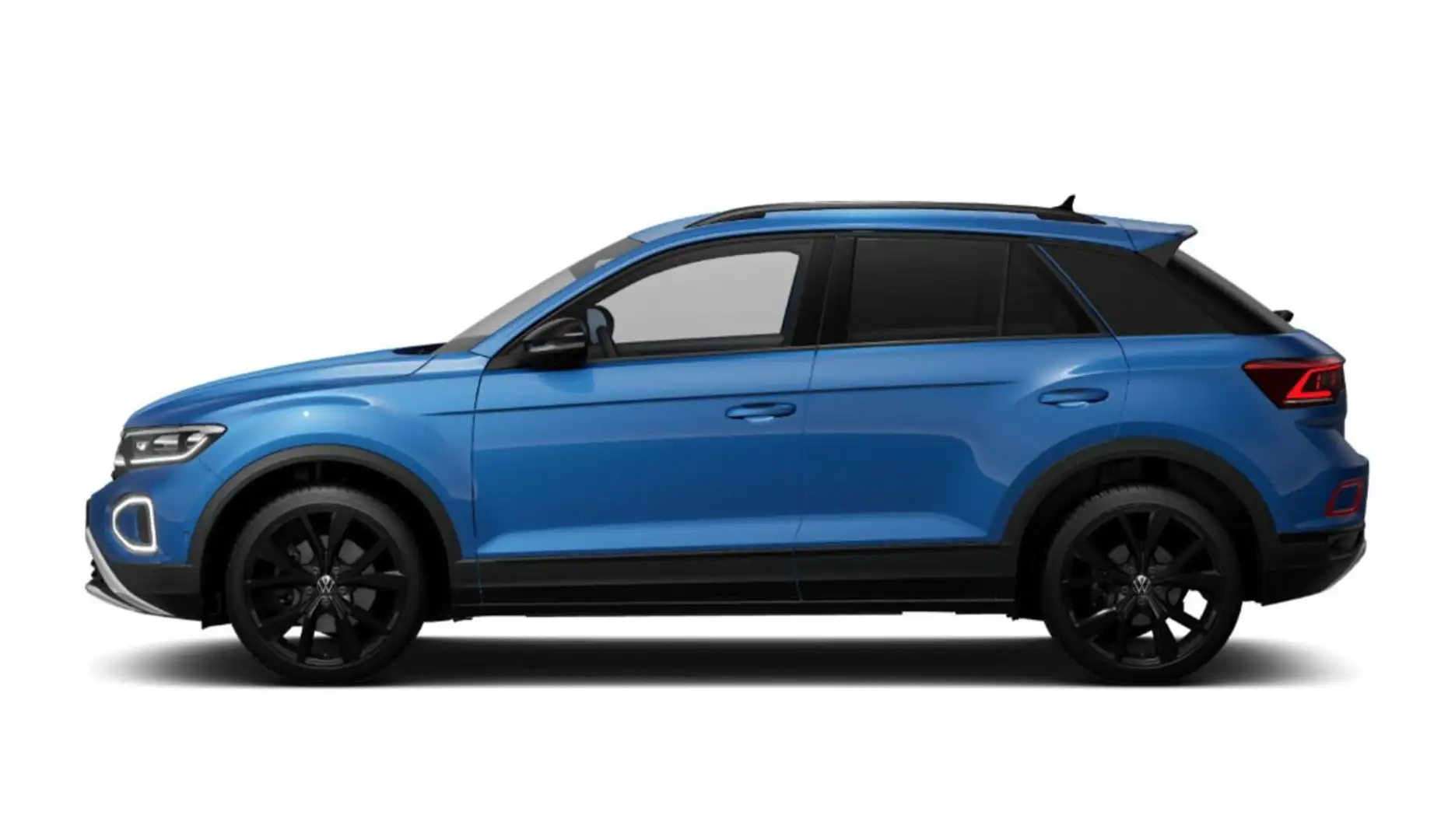 Volkswagen T-Roc Style 1.5 TSI DSG BlackP Matrix Nav IQ 19Z 110 ... Blau - 2