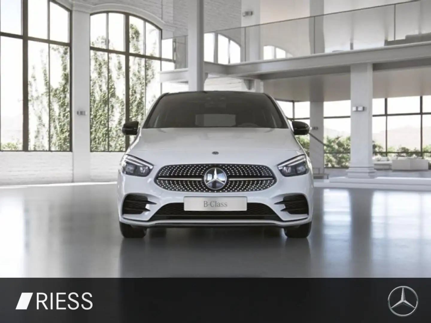 Mercedes-Benz B 200 AMG Sport Night Distr Pano AHK 360 Weiß - 2