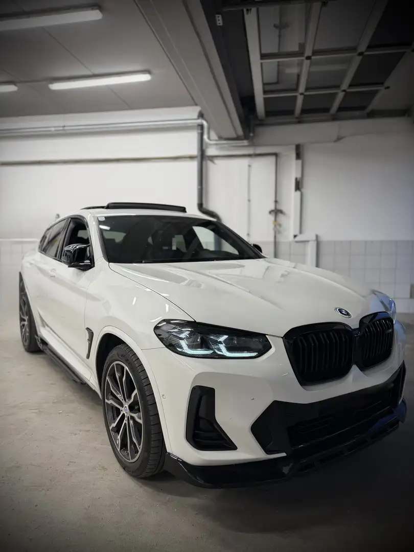 BMW X4 M M40d 48 V Aut. Weiß - 2