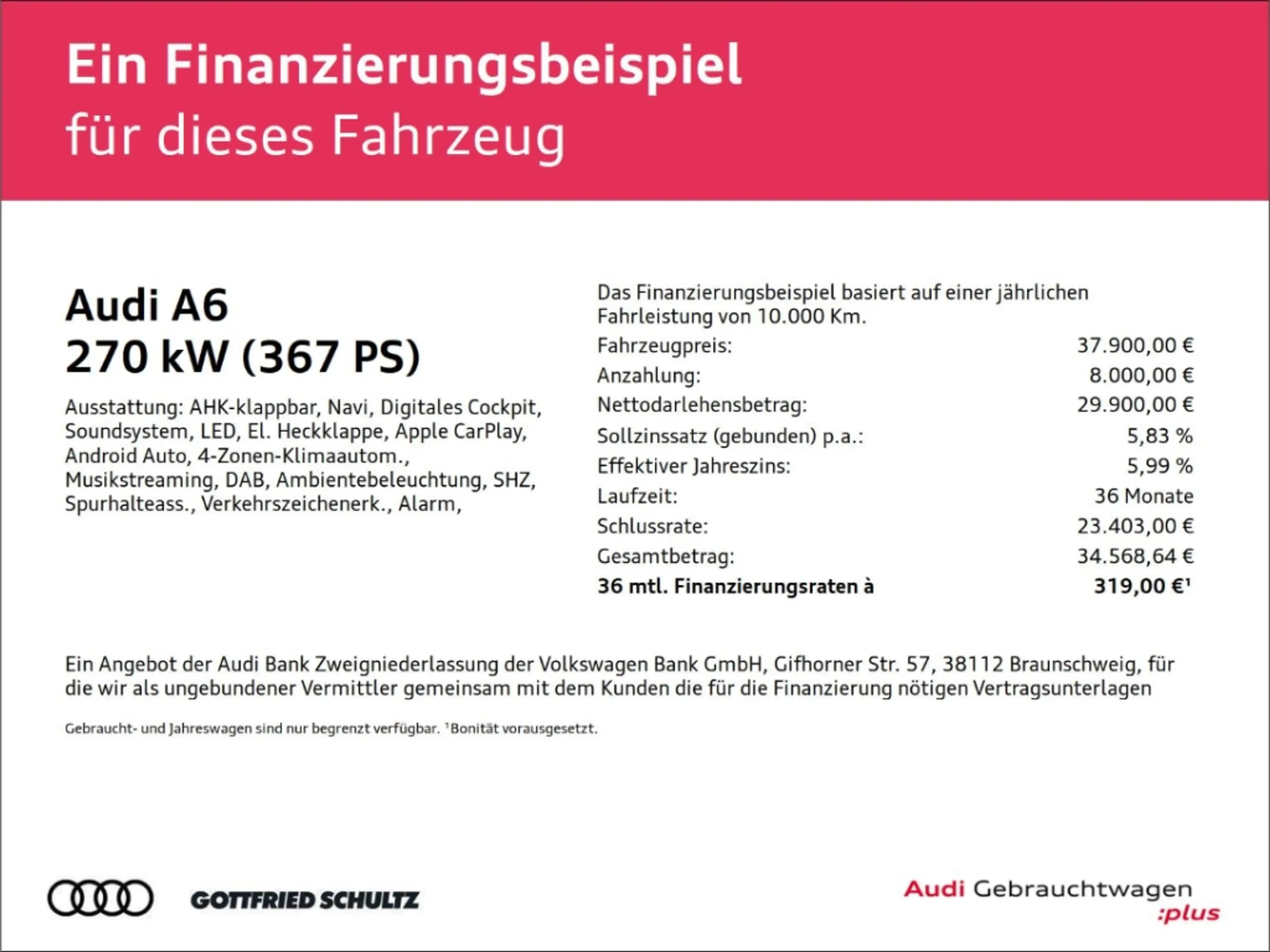 Audi A6 Avant 55 TFSI e quattro B&O MATRIX RFK MM — photo 2
