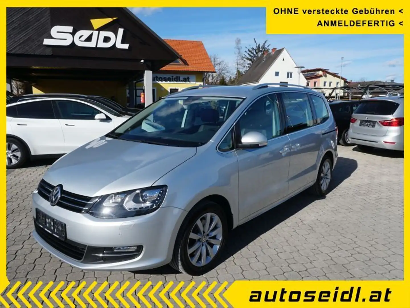 Volkswagen Sharan Business+ SCR 2,0 TDI *LEDER+NAVI+XENON* Silber - 1
