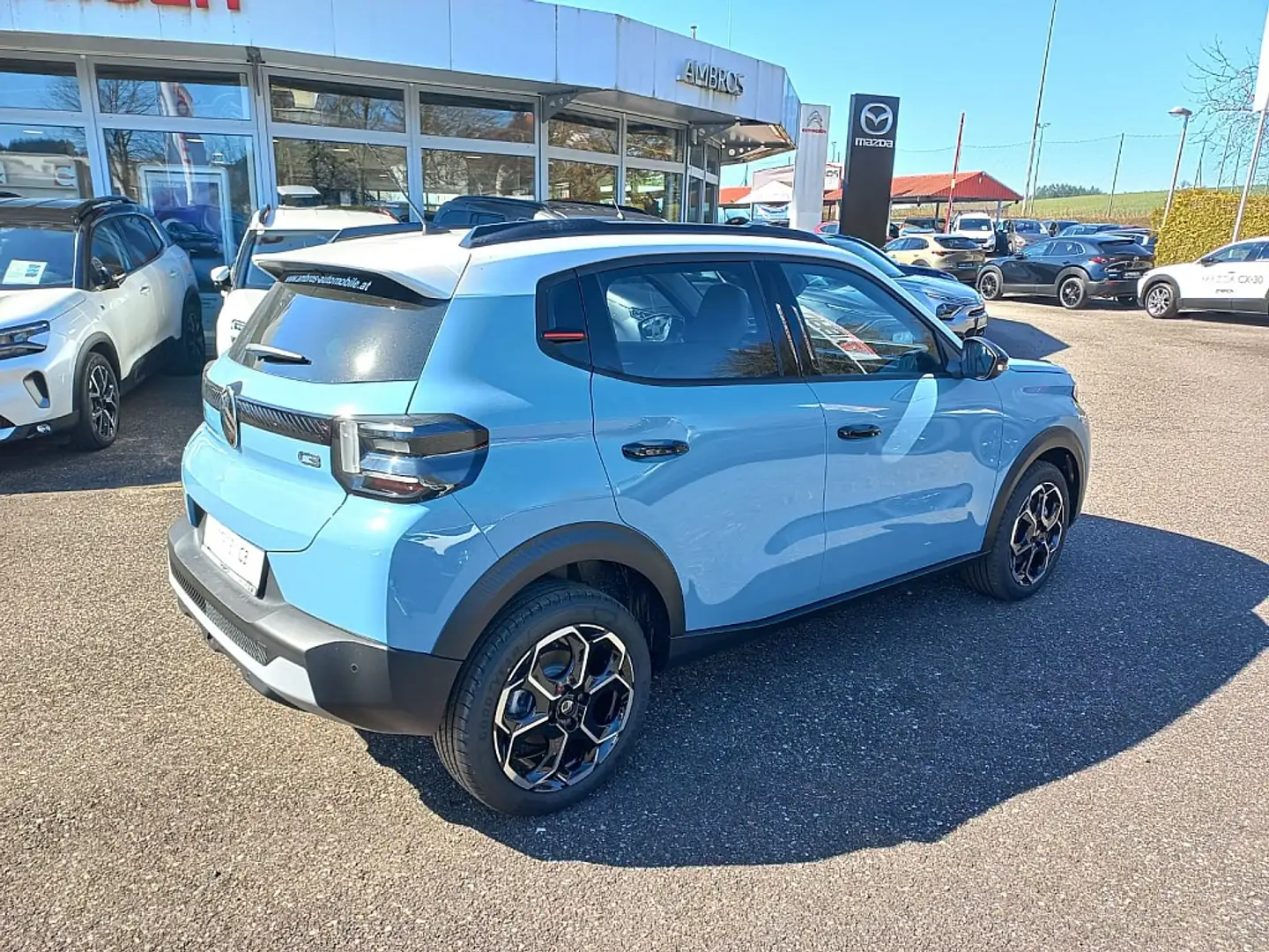 Citroen C3 e- Electric 113 44kWh MAX SOMMERAKTION Vorführw... Blau - 2