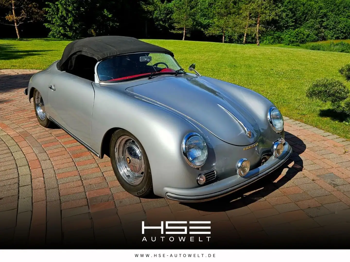 Porsche 356 Speedster Replika Srebrny - 1