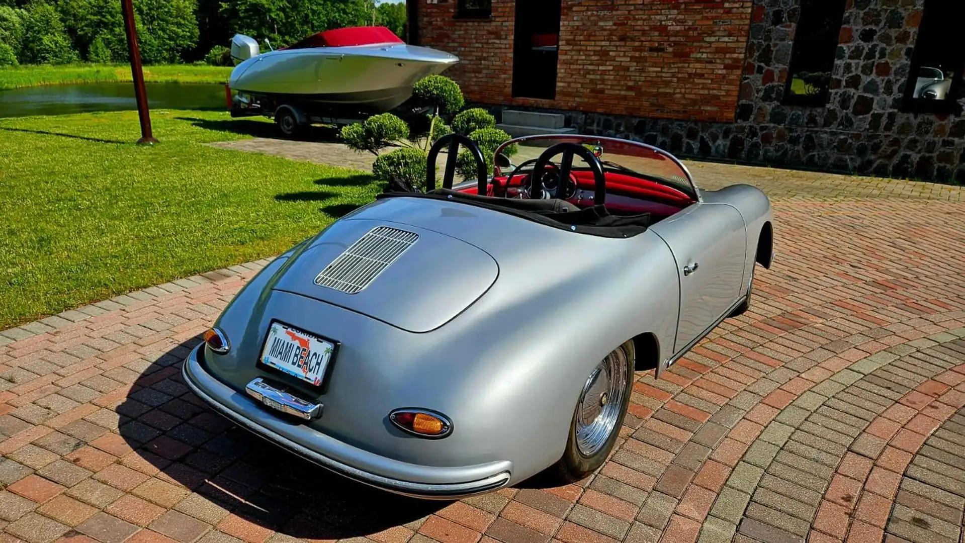 Porsche 356 Speedster Replika Srebrny - 2