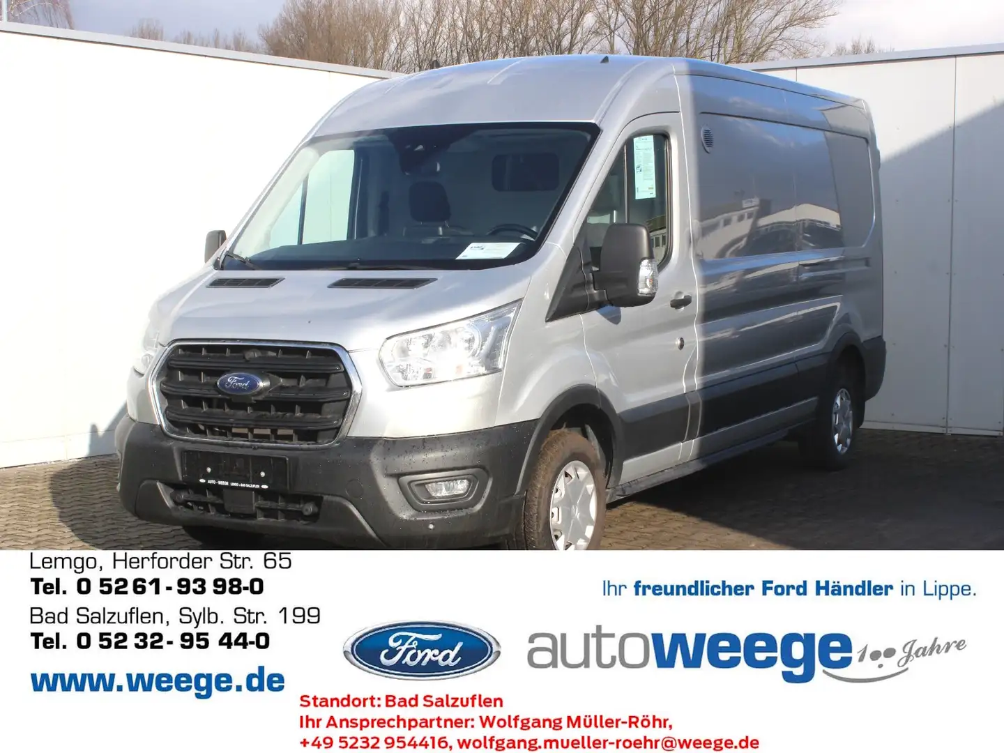 Ford Transit Kasten 310 L3 Trend -Motor NEU- Argento - 1