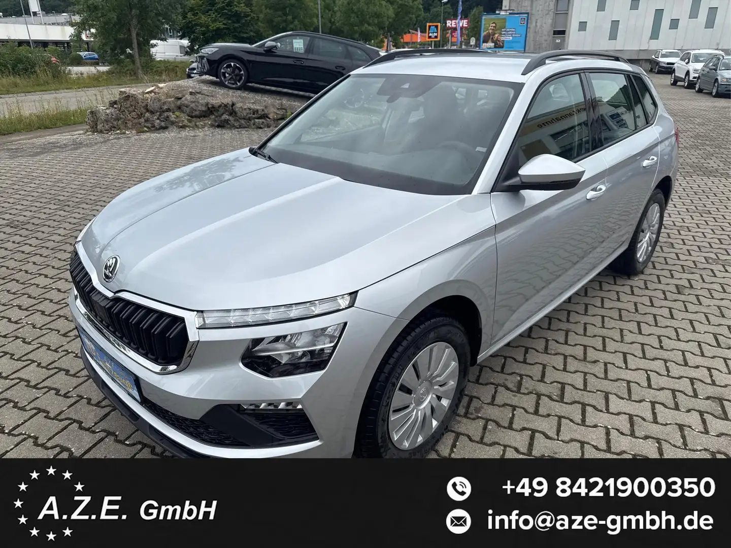 Skoda Kamiq 1.0 TSI Drive 130 Jahre *SH*PDC*GRA*LED*KLIMA*M... Argento - 1