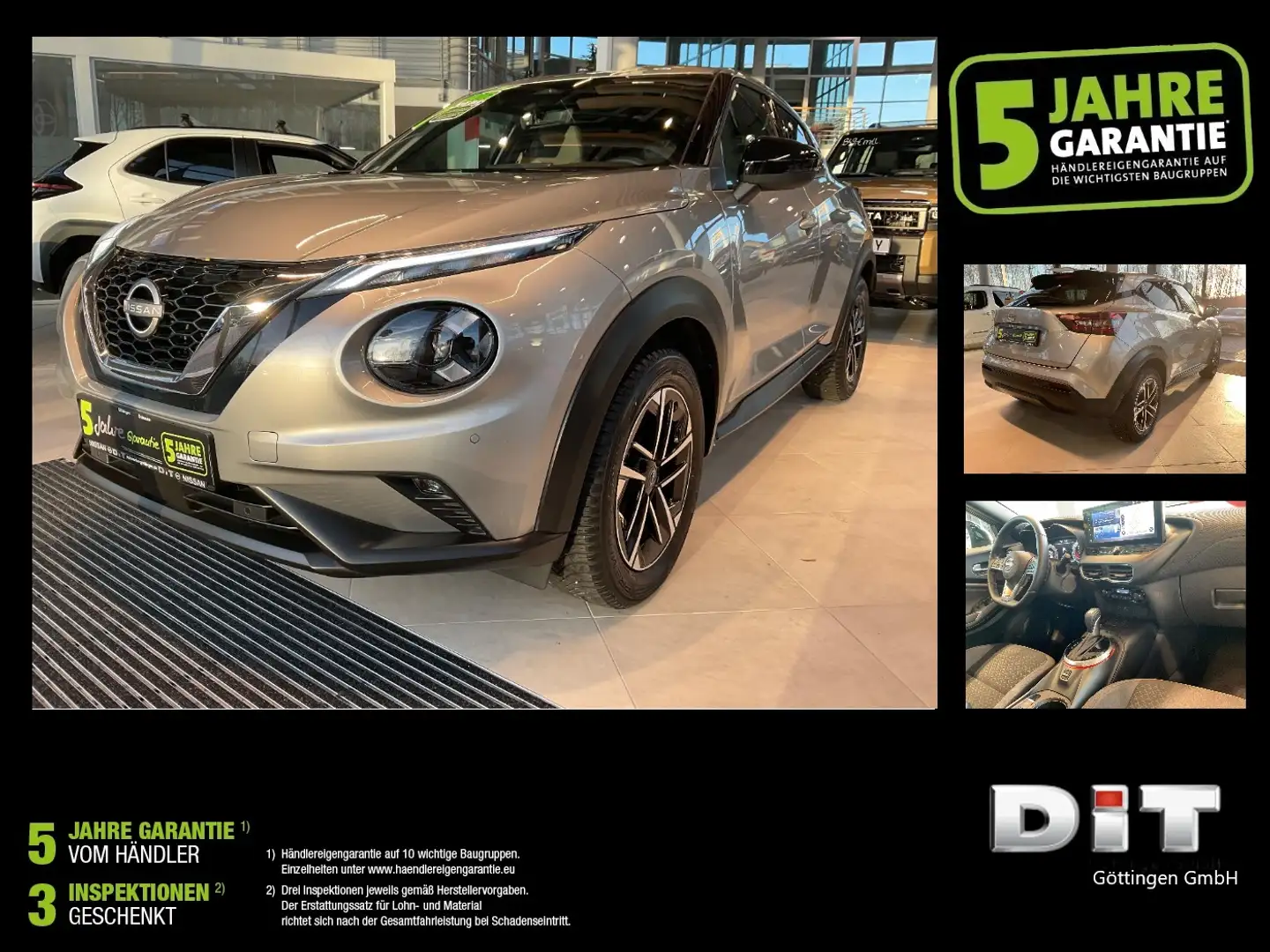 Nissan Juke 1.0 DIG-T N-Connecta LED+Fernlichtass.+Kam. Argent - 1