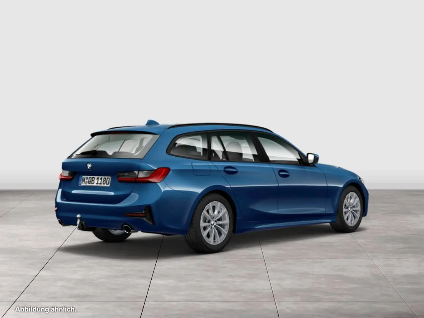 BMW 318 d ADVANTAGE+AHK+ACC+SHZ+PDC Blau - 2