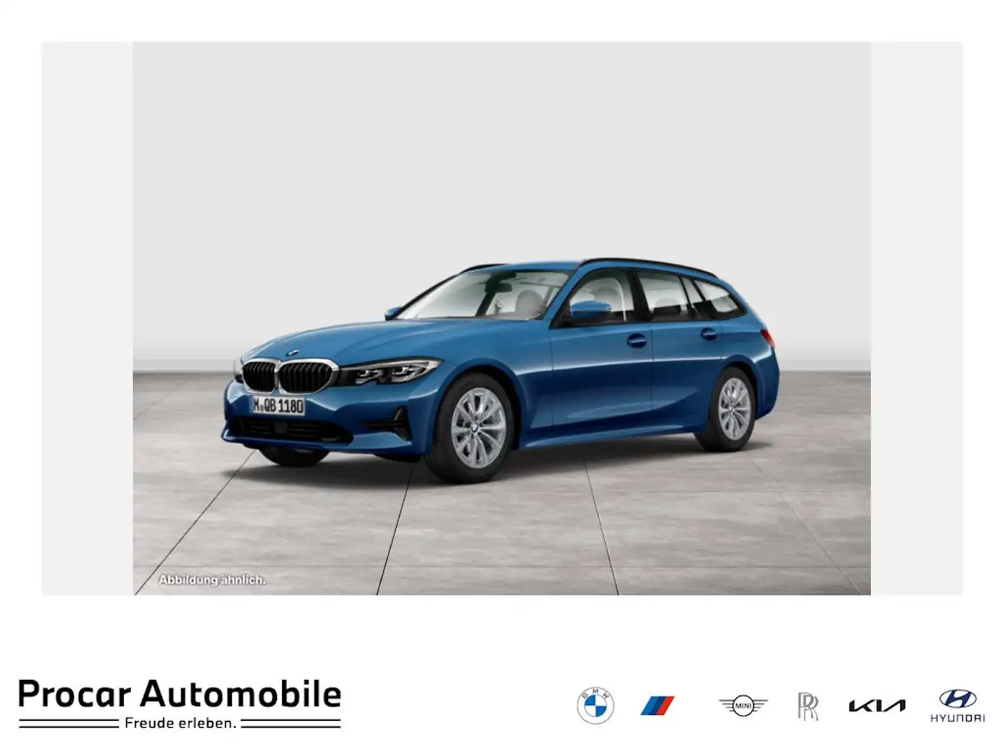 BMW 318 d ADVANTAGE+AHK+ACC+SHZ+PDC Blau - 1