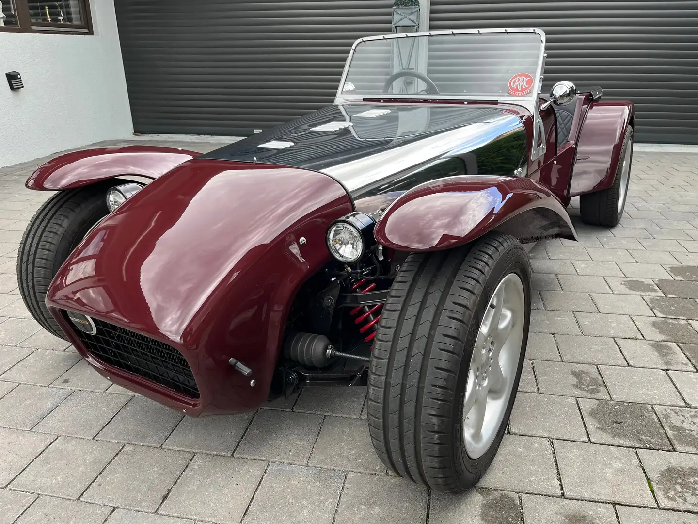 Oldtimer Triumph Seven-Sport H-Zulsg. FIA-Historic-Papiere Rot - 2