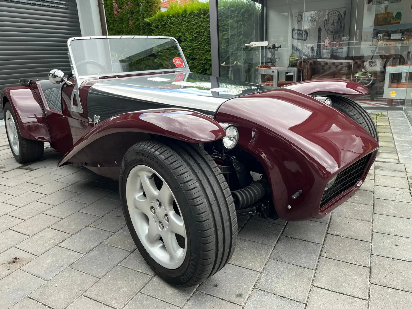 Oldtimer Triumph Seven-Sport H-Zulsg. FIA-Historic-Papiere Rot - 1