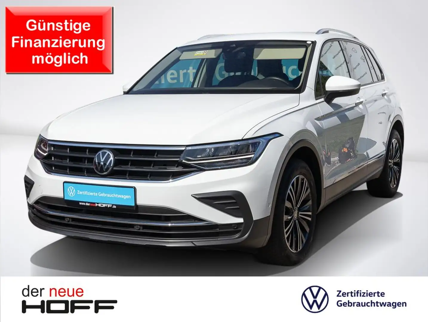 Volkswagen Tiguan 1.5 TSI DSG Active Nav Kam beh.Scheibe Weiß - 1