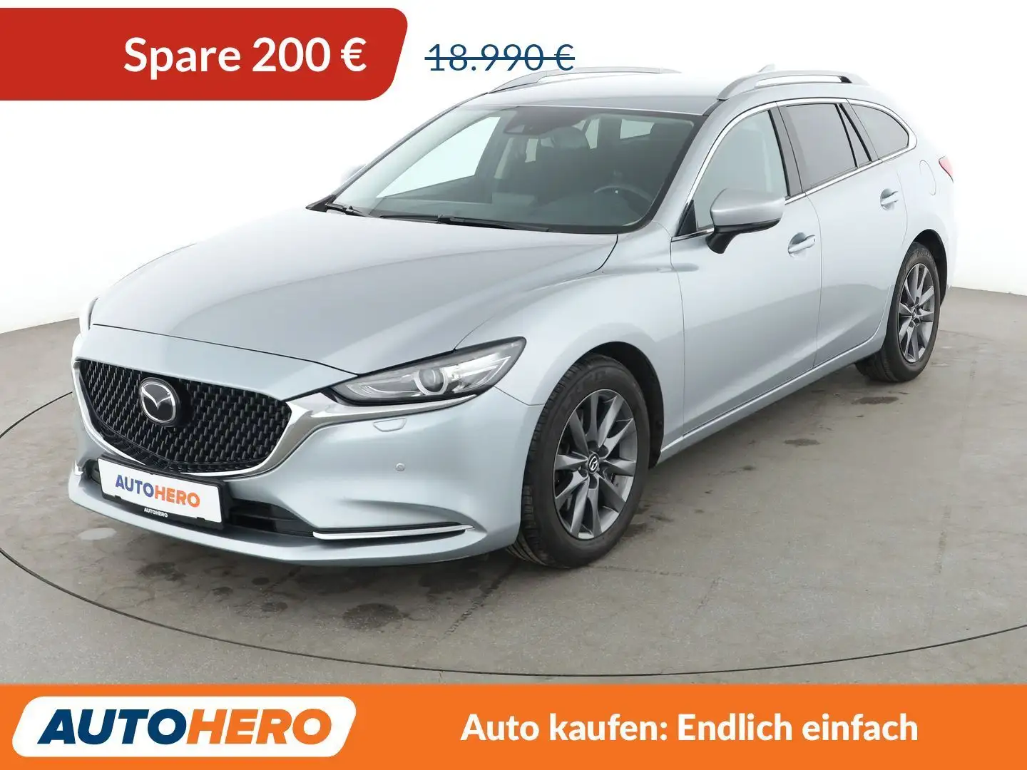 Mazda 6 2.2 Turbodiesel Exclusive-Line Aut.*NAVI*LED*CAM* Grau - 1