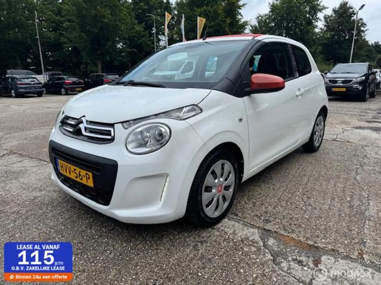Citroen C1 1.0 e-VTi Shine met cabriodak. Blanc - 1