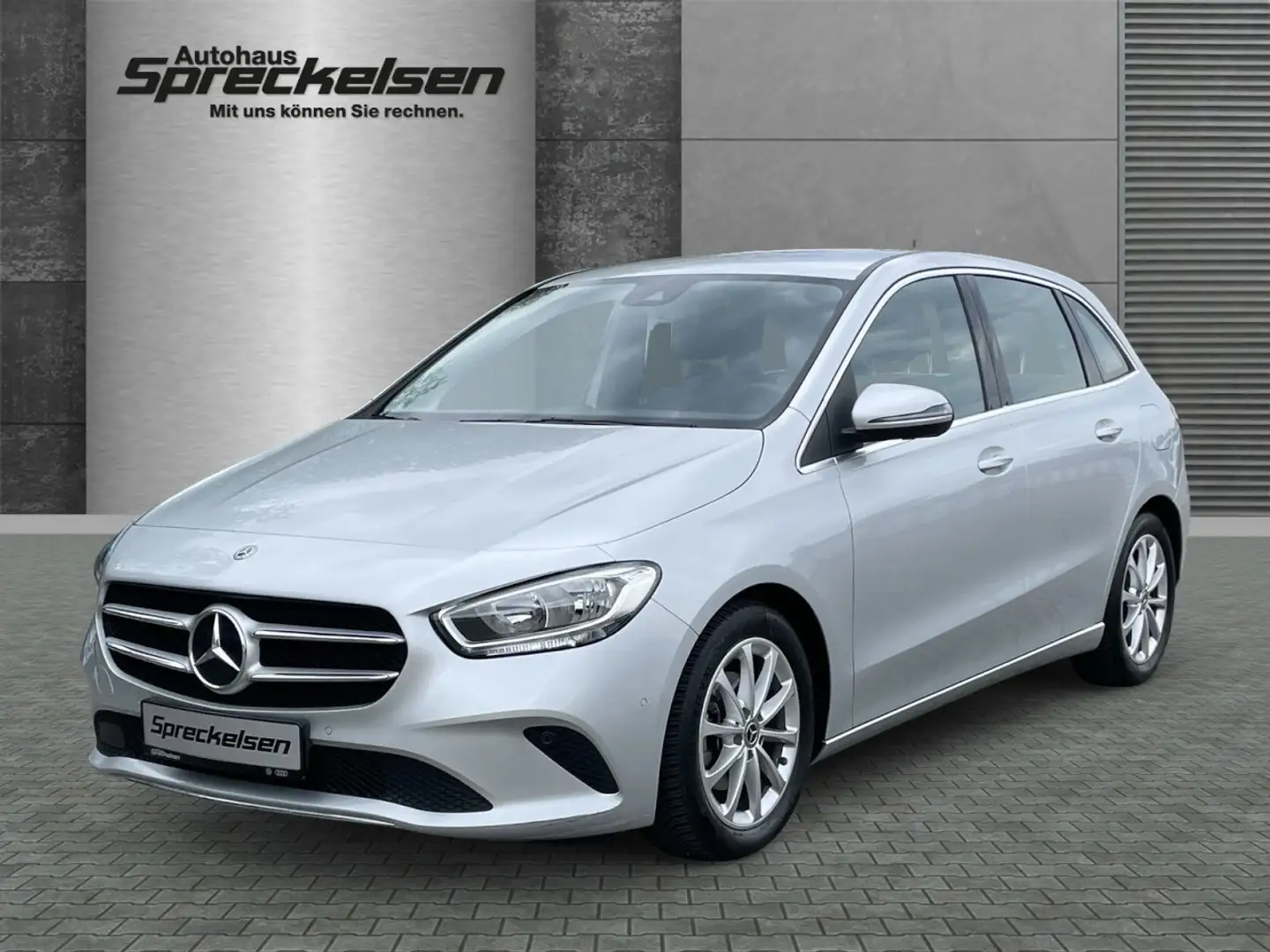 Mercedes-Benz B 180 d Progressive++Aut.++Navi++Parkassist++ Klima Zilver - 1