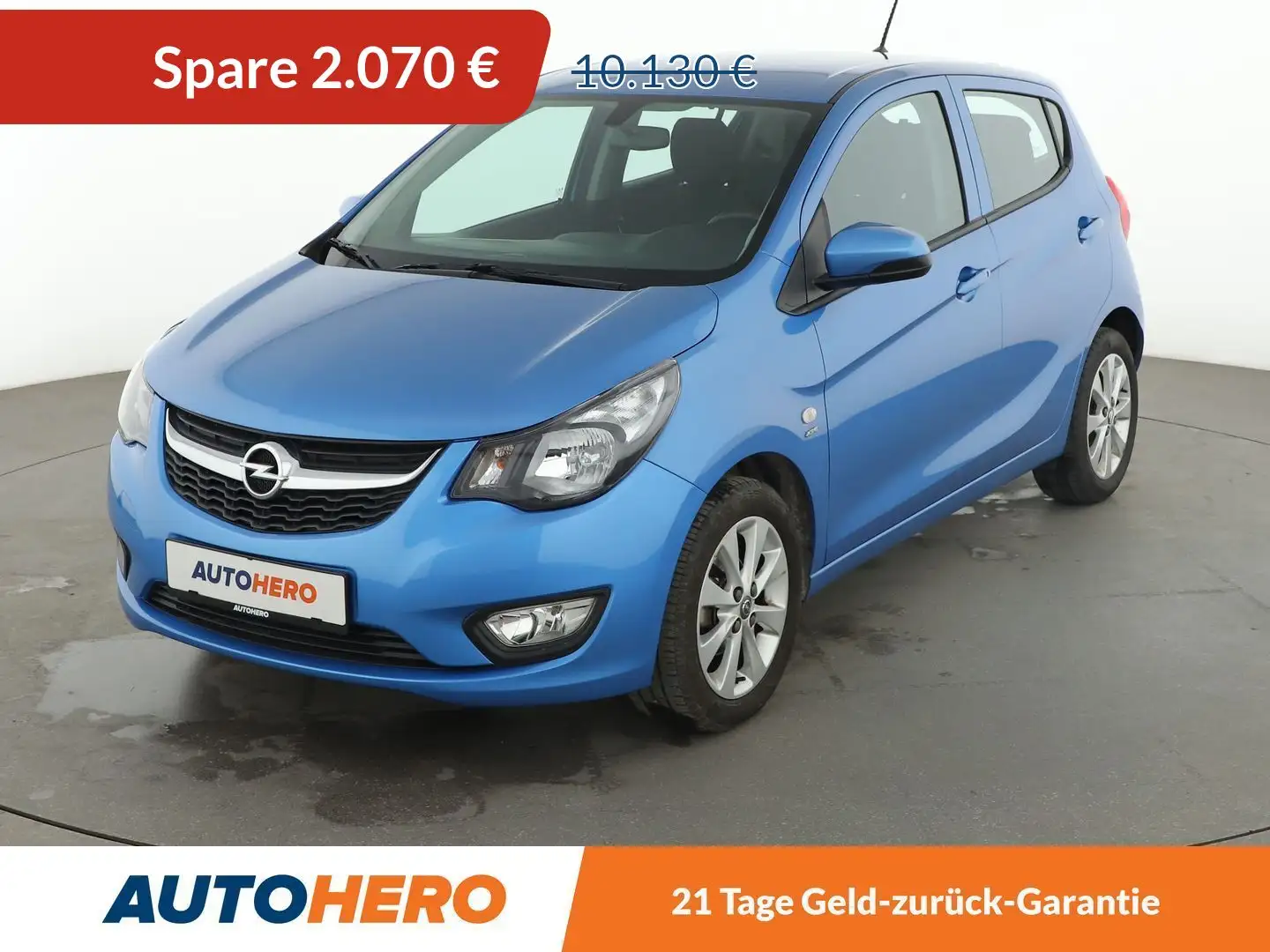 Opel Karl 1.0 Active *ALU*TEMPO*LIM*PDC* Modrá - 1