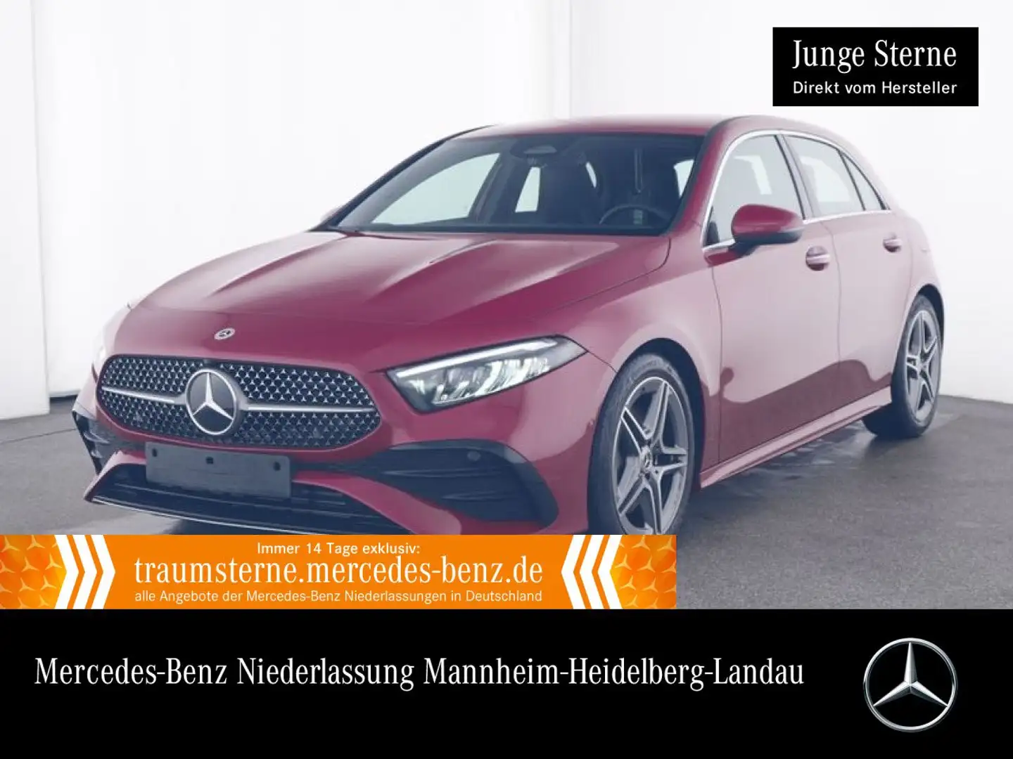Mercedes-Benz A 220 d AMG+LED+KAMERA+TOTW+KEYLESS+8G Rot - 1