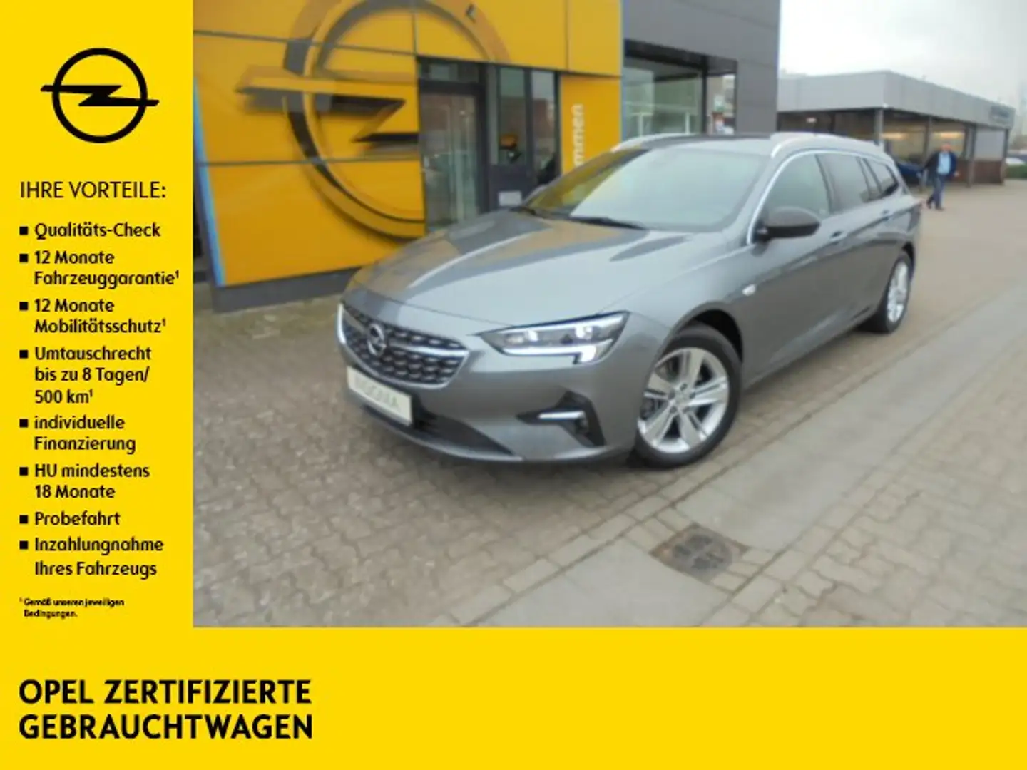 Opel Insignia 2.0 D Elegance Navi/Leder/Panorama/IntelliLux Grijs - 1