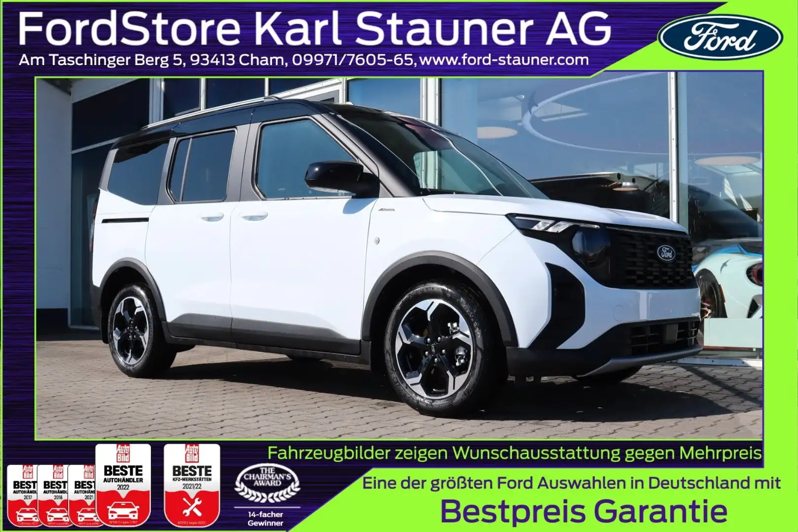 Ford Tourneo Courier Active 1.0 EcoBoost NEUES MODELL Fehér - 1