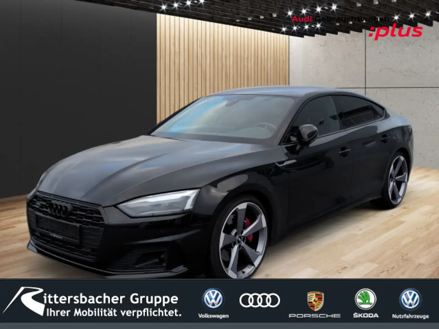 Audi A5 45 TFSI quattro advanced s-line Int Schwarz - 1