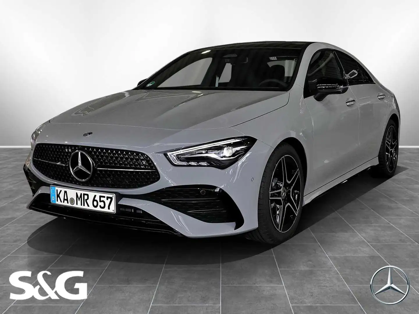Mercedes-Benz CLA 180 Coupé AMG MBUX+LED+360°+Distro+Pano+18LM Grau - 1