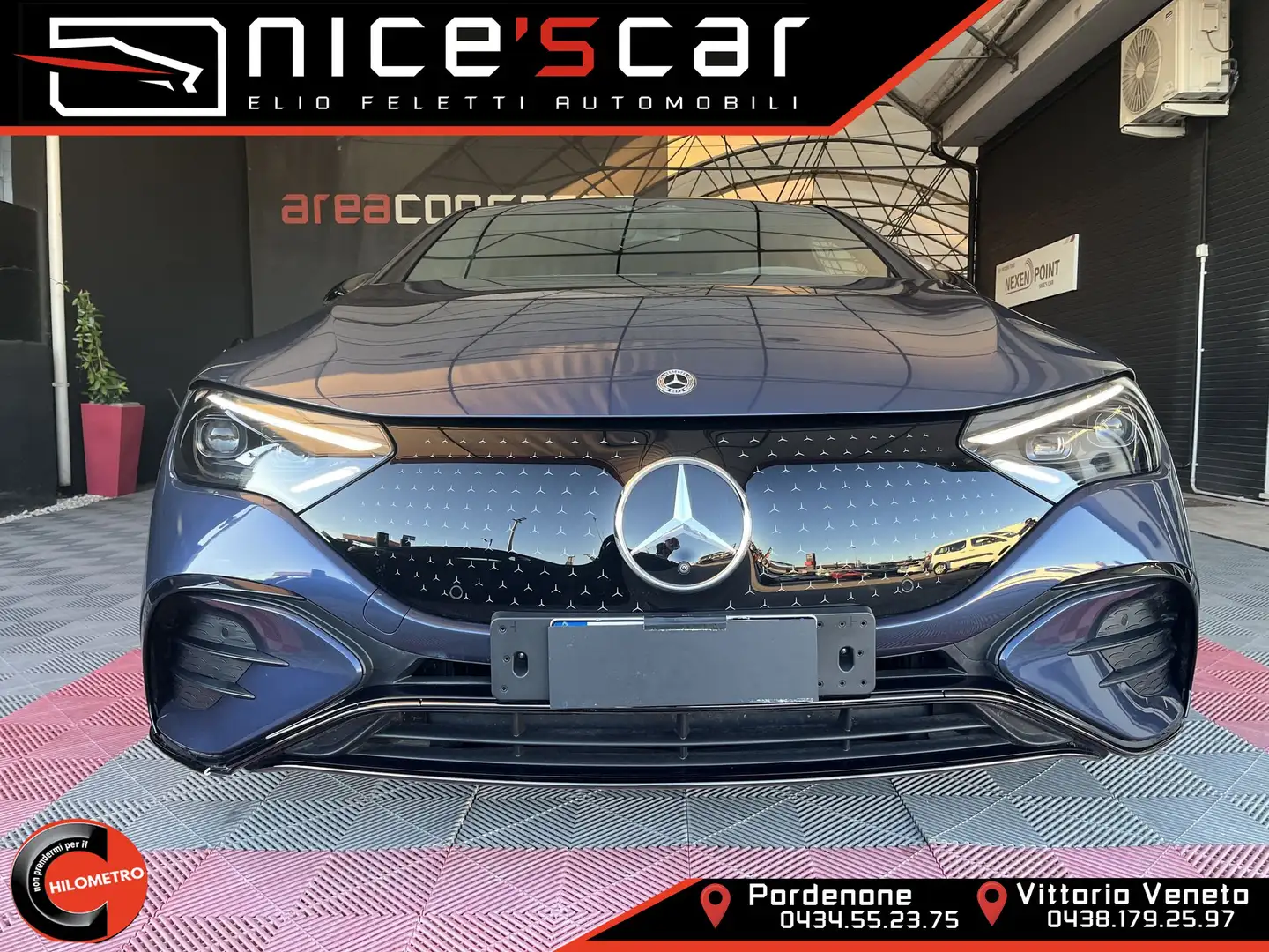 Mercedes-Benz EQE 350 EQE 350 4Matic Premium Blauw - 2