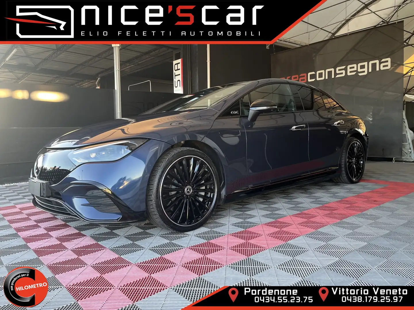 Mercedes-Benz EQE 350 EQE 350 4Matic Premium Blauw - 1
