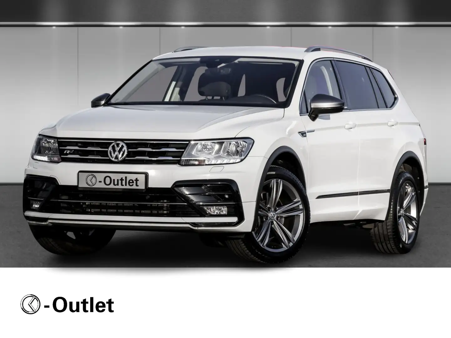Volkswagen Tiguan Allspace UNITED 2.0 TSI DSG 4M. Navi AHK ACC 19" 7-Sitzer Weiß - 1