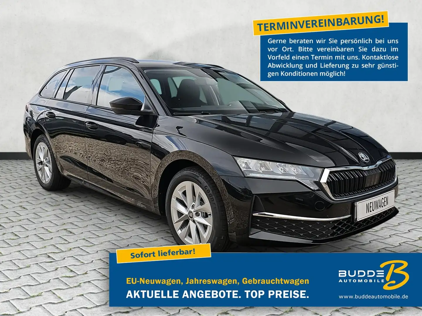 Skoda Octavia Combi 2.0 TDI DSG Selection ACC AHK Navi Fekete - 1