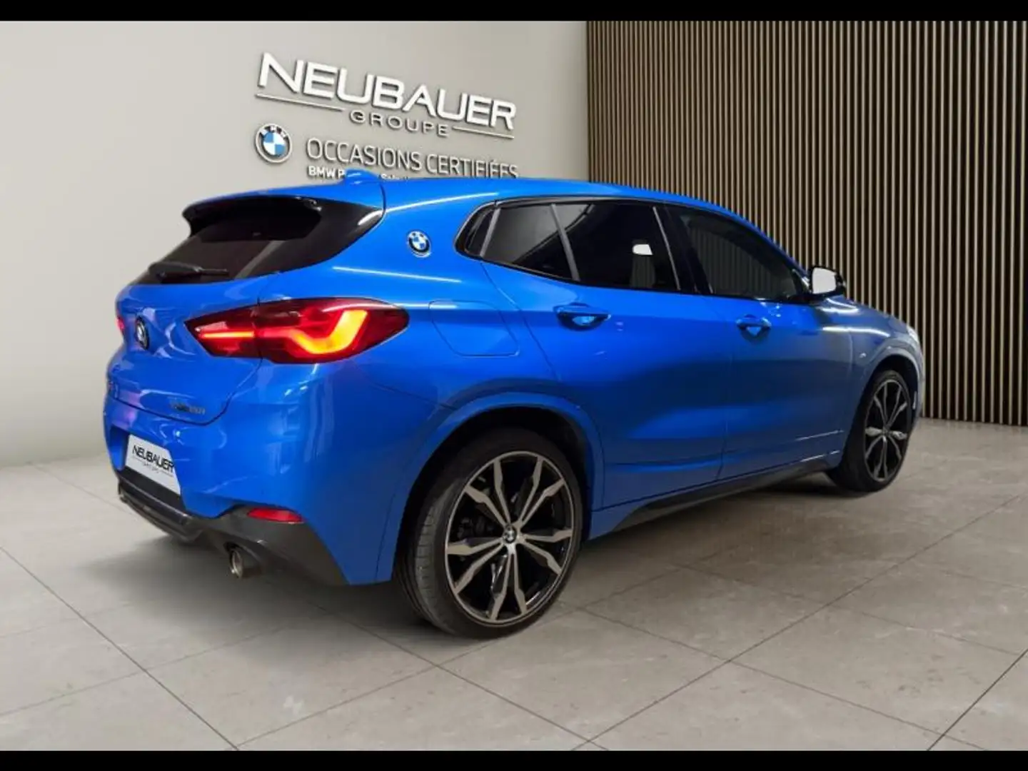 BMW X2 sDrive20iA 178ch M Sport DKG7 Bleu - 2