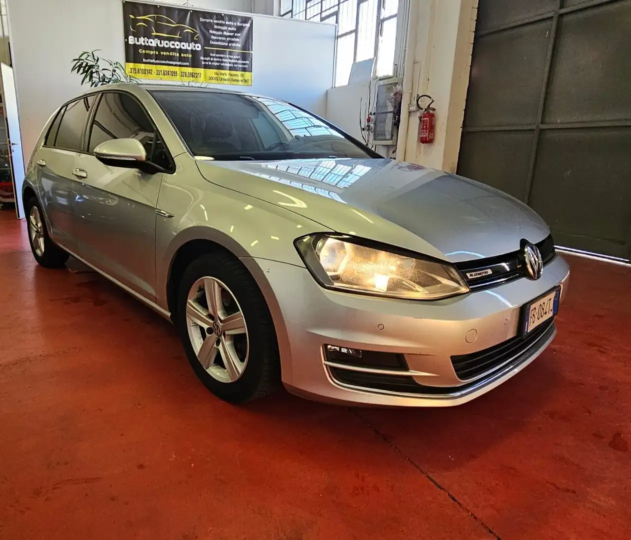 Volkswagen Golf 1.4 TGI DSG 5p. Highline BlueMotion Argento - 1