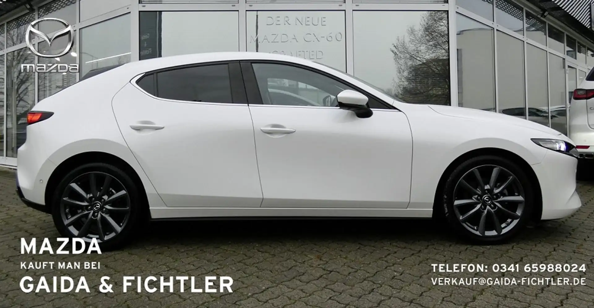 Mazda 3 SKYACTIV-G M Hybrid SELECTION DESIGN ACTIVESENSE Fehér - 2