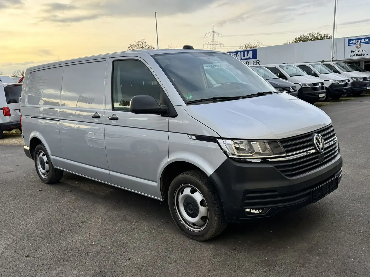 Volkswagen T6 Transporter 6.1 Kasten TDI DSG LR AHK*Kamera Argent - 2