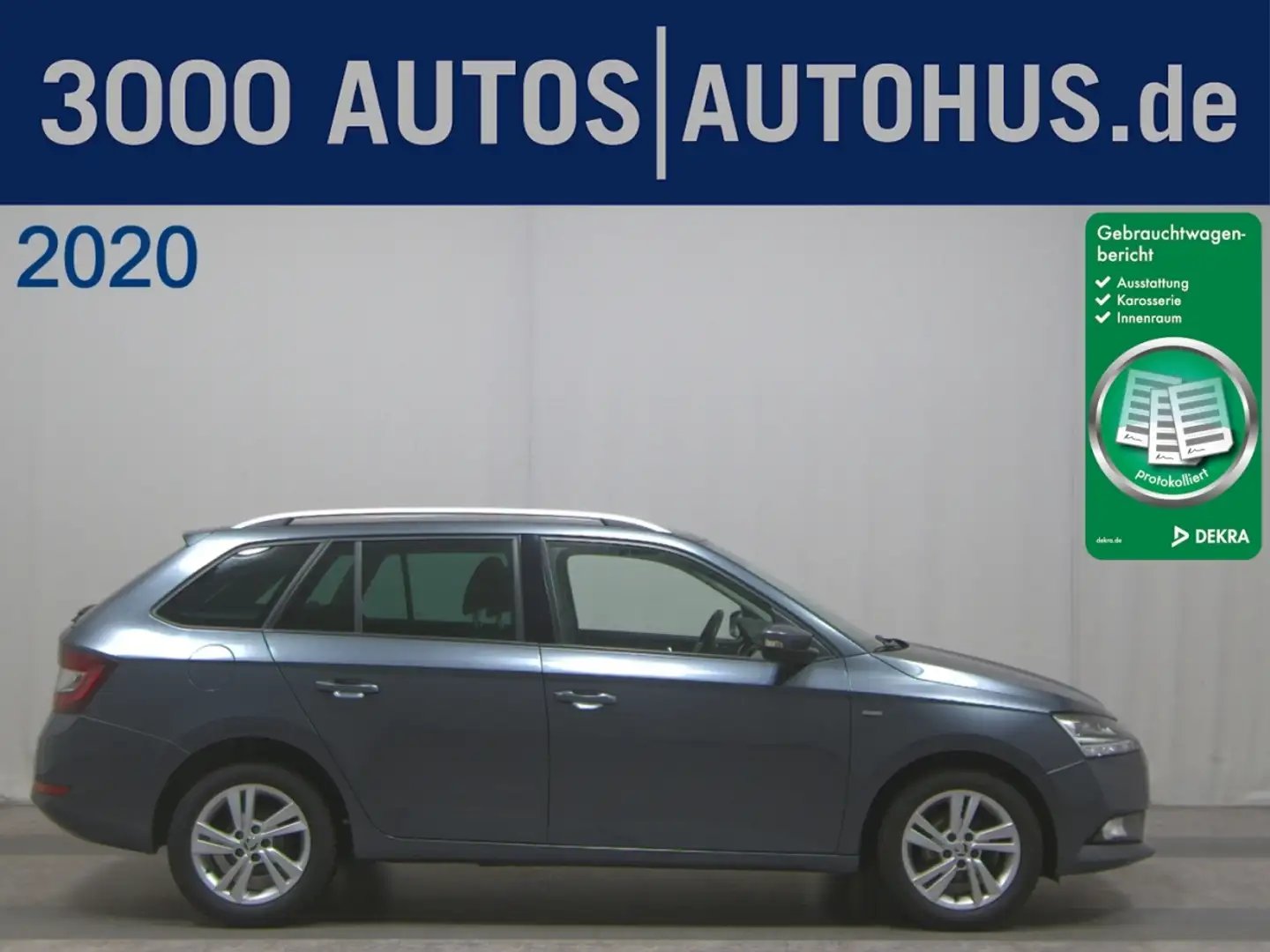 Skoda Fabia Kombi 1.0 TSI Ambition Navi LED RFK ACC Grau - 1
