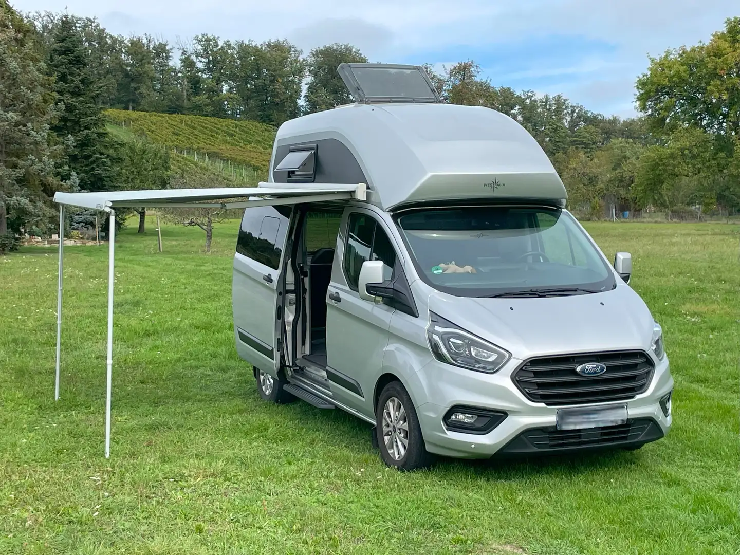 Ford Transit Custom Nugget HD Westfalia Argent - 1