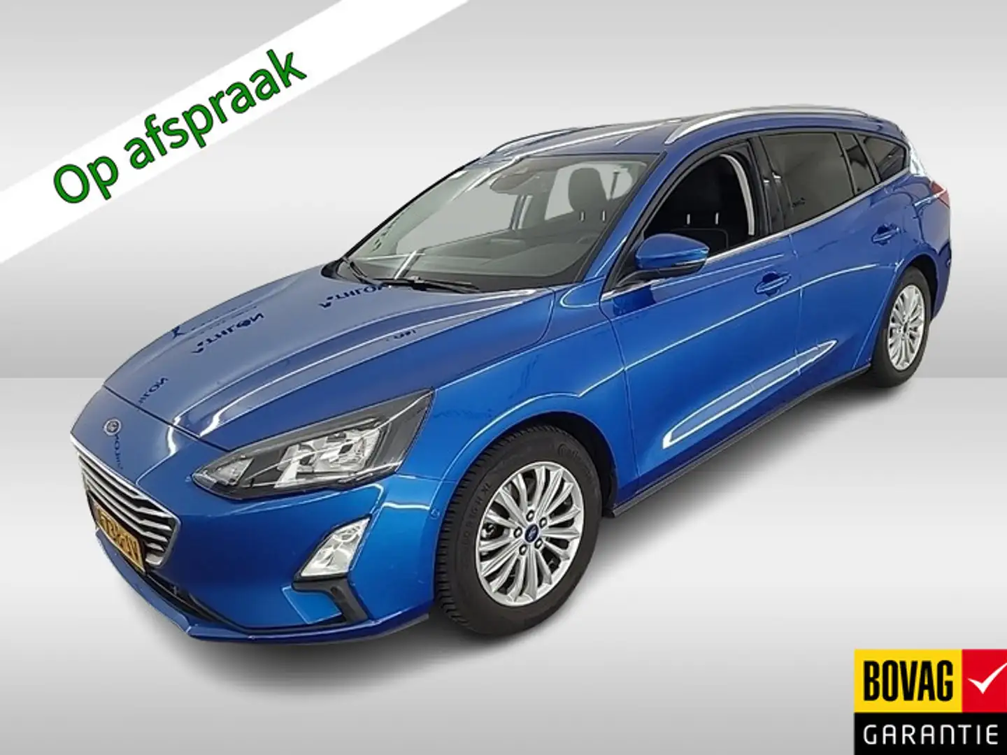 Ford Focus Wagon 1.0 EcoBoost Titanium X Business (126 PK) 1e Blauw - 1