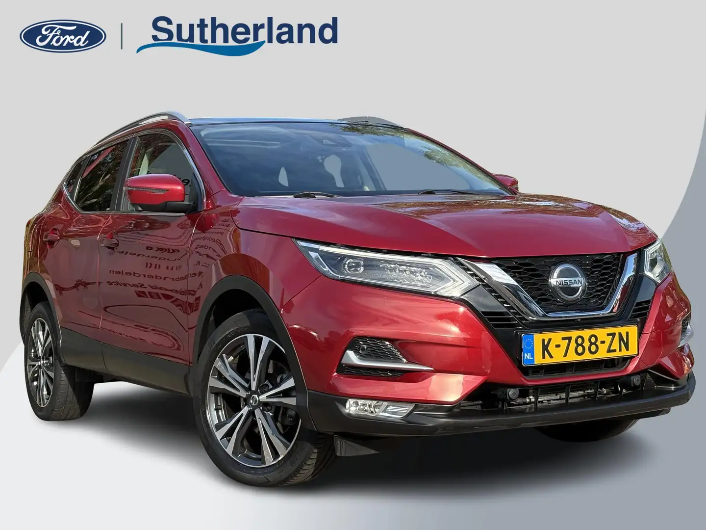 Nissan Qashqai 1.2 Tekna 116pk Automaat | Trekhaak | Panorama dak Rouge - 1