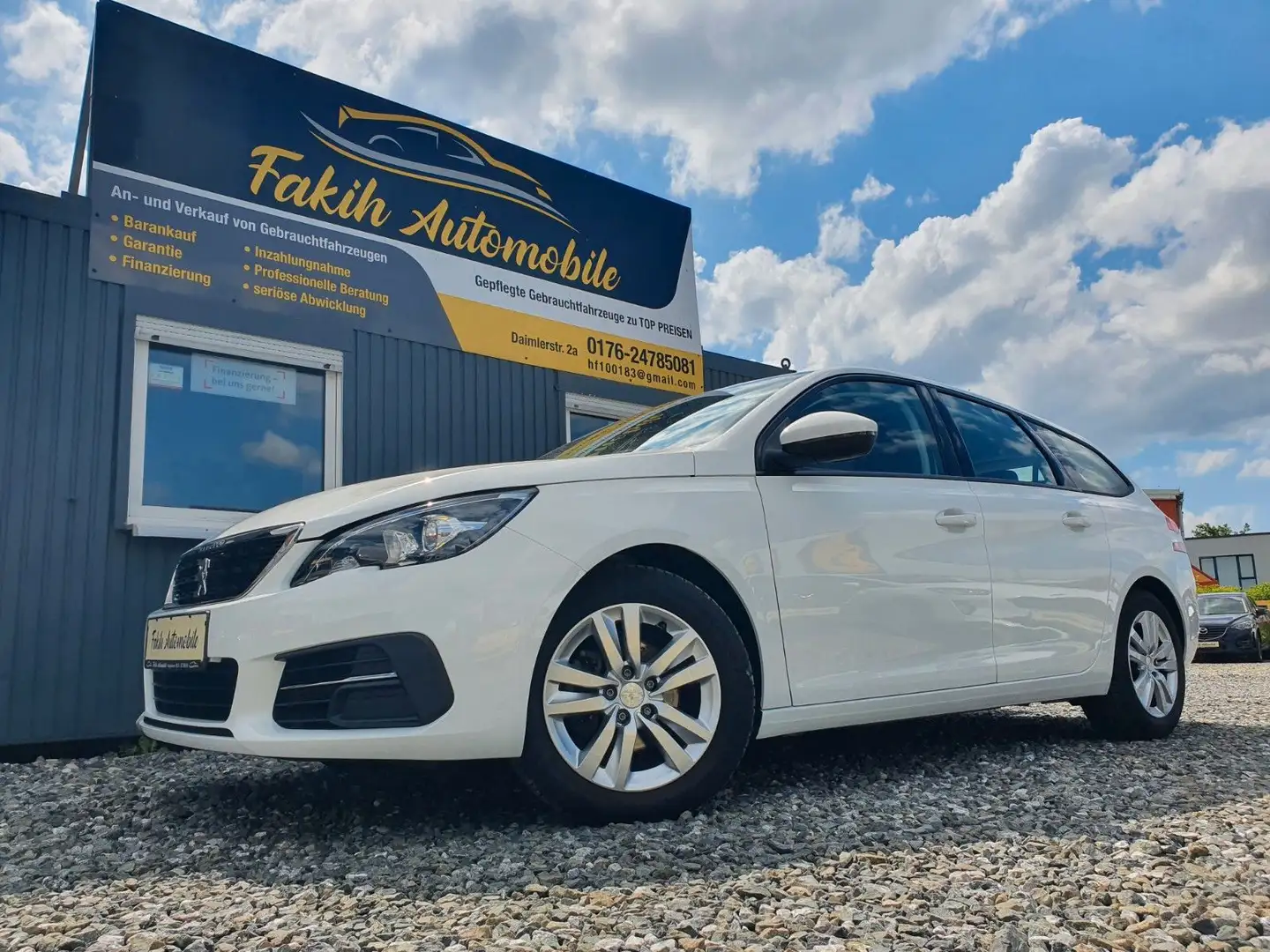Peugeot 308 SW Active Navi Tempomat AHK 44Tkm 1-Hand Weiß - 1