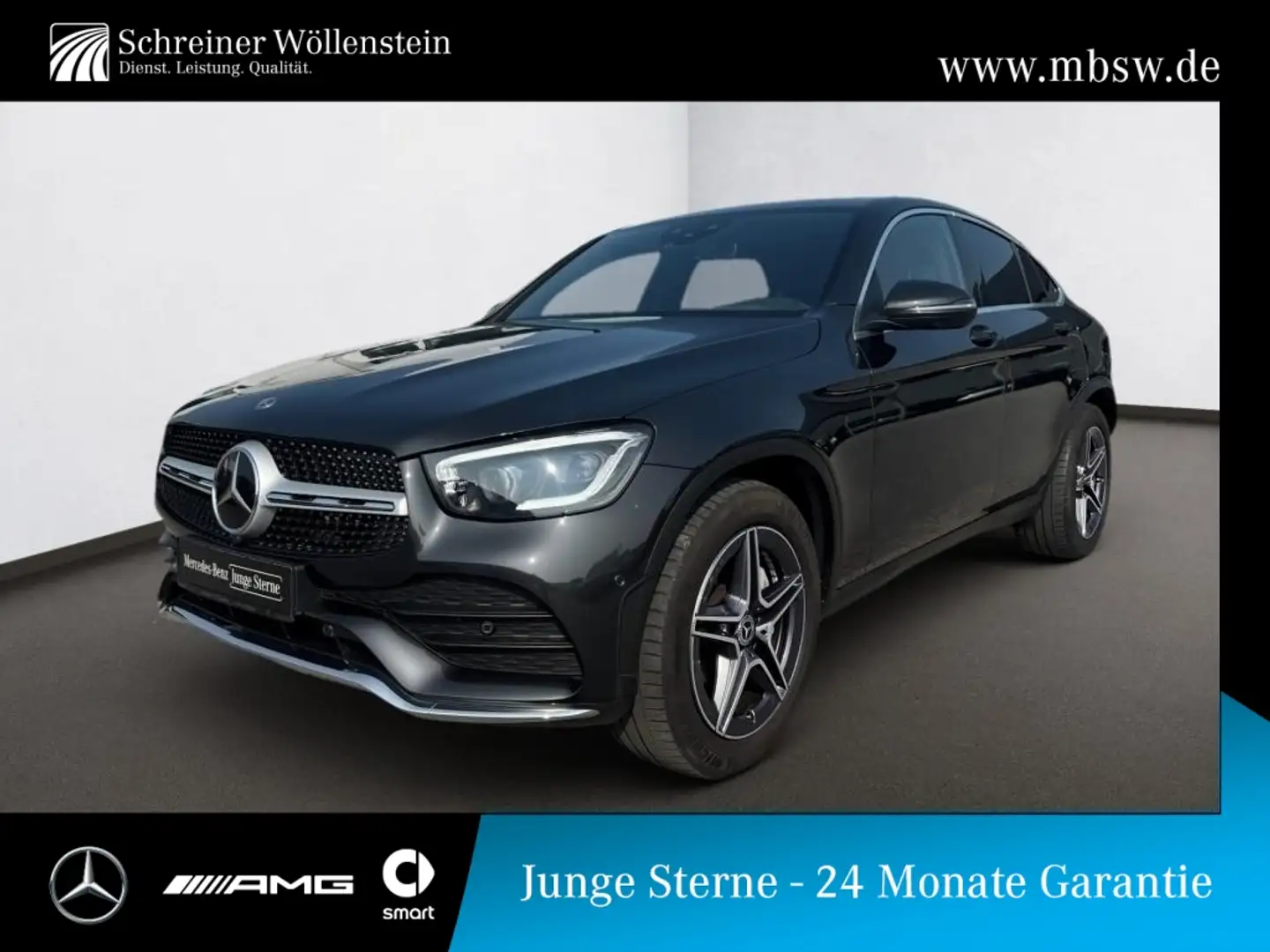 Mercedes-Benz GLC 300 d 4M Coupé AMG*FAP*AIR*AHK*SHD*HUD*360* Grau - 1